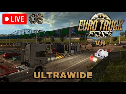 🔴ETS 2 VR - 07 - 1st time smoking in Europe (Convoy) - (3440x1440 Ultrawide)