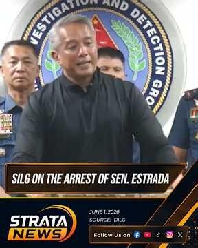 [STRATA NEWS] SILG REMULLA: INARESTO SI ESTRADA SA LOOB NG SENADO, HINDI LANG SUMUKO