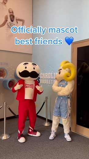 Pringles x UNC Collaboration: UNC Tarheel Crocs and Pringles Mascot