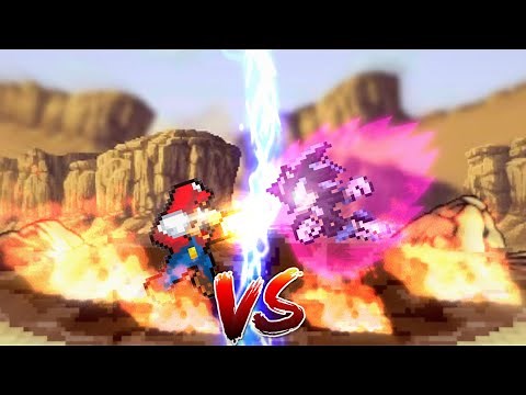 Mario Vs Mephiles | Sprite Animation |