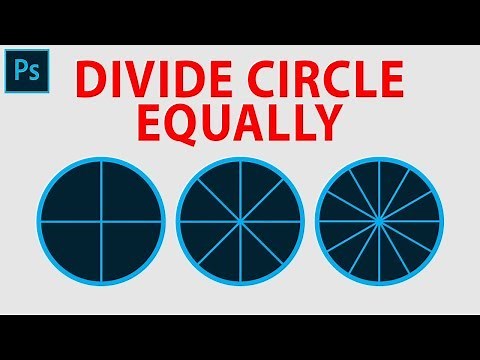 How to Divide Circle Into 12 Parts Equally in Photoshop in Hindi