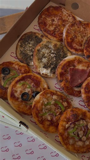 Ramadan Mini Pizza Box just dropped 🌙🍕 Perfect for your Ramadan gatherings ❤️ Small slices. Big flavor. #bahrainfood #ramadanbahrain #pizzabahrain #foryou #fyp