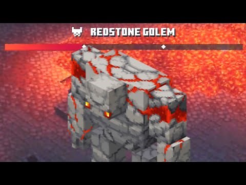 Minecraft Dungeons - Redstone Golem Boss Fight