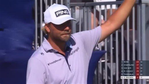 Dan Brown on Instagram: "This made the hairs on the back of my neck stand up 🥶 Thank you @farmersinsopen @pgatour 👏🏼"