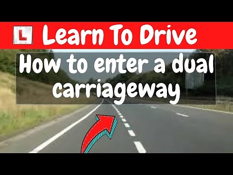 How to enter a Dual Carriageway via the acceleration lane(slip road)