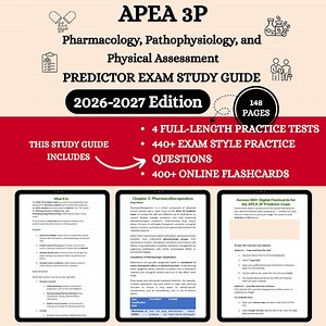 Apea 3P Predictor 2026 / Studio Apea 3P Predictor Exam / Apea 3P Exam / Apea Test / Guida allo studio Apea / Apea Fnp Predictor Exam - Etsy Italia