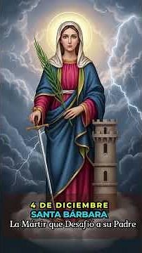Saint Barbara the Martyr who Defied her Father
