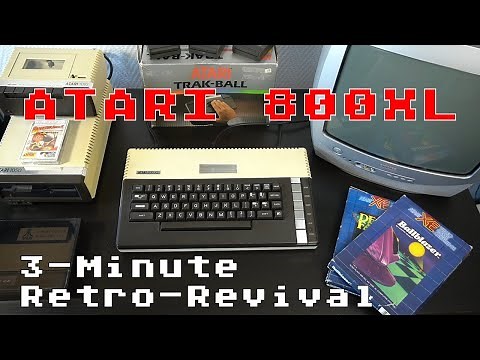 Atari 800XL - 3-minute retro-revival