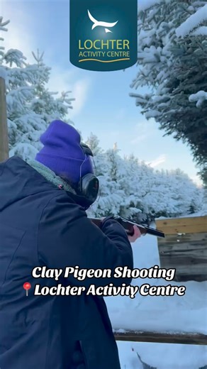Snowy days won’t stop the Clay Shooting❄️ We’re still open for clay pigeon shooting, even with plenty of snow on the ground. Wrap up warm and enjoy a crisp, winter shoot - conditions are still great! 🐦🌨️ #lochteractivitycentre #Aberdeenshire #claypigeonshooting #wintershooting #shootinginthesnow | Lochter Activity Centre