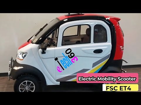 FSC ET4 Enclosed Heated/Air Conditioned Electric Mobility Scooter|| Reviews Features, and Full Specs