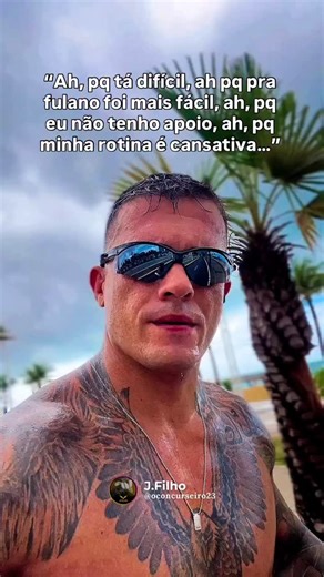 J. Filho on Instagram: "Sem motivacional hoje, cada cachorro que lamba sua caceta! Faça os sacrifícios que são o preço do seu objetivo, do contrário, aceite o seu destino! #sacrificios #renuncias #proposito"