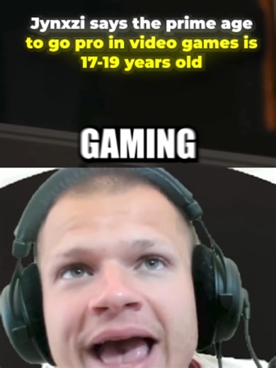 Optimal Age for Going Pro in Video Games