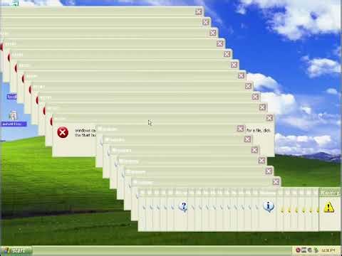 Windows Xp Crazy Error #1