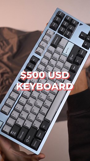 Hamaji Neo • Fashion | Lifestyle on Instagram: "Would you buy a $500 keyboard??? #customkeyboard #mechanicalkeyboard #keyboard #budgetkeyboard #keyboardbuild #keyboardasmr #typing #hamajineo #keyboardswitch"