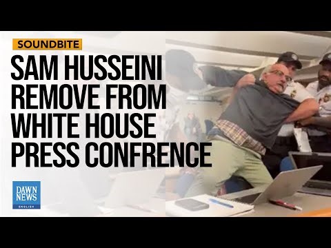 Pro-Palestine Journalist Sam Husseni Removed for Interrupting Blinken's Final Press Briefing