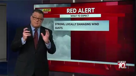 RED ALERT: The wind is ramping up and could exceed speeds of 60 miles per hour today in some areas. Brace for possible outages and tree damage. Watch News10NBC now through 7 a.m. to stay prepared. https://www.whec.com/livestream/ | WHEC TV