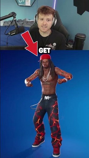Fortnite MADE The Lil Wayne Skin FREE! 😱 #fortnite #gaming #fortniteshorts