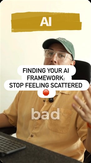 Mario Polanco | CaboAi on Instagram: "I talk about why AI can feel overwhelming and fragmented—not because you’re bad at it, but because there’s no consistent operating framework guiding your work. I explain how having one standardized way to work with AI is more valuable than learning more AI techniques, and I’m sharing the exact operating framework our company uses in a free PDF to help you get organized and repeatable results. #ai #aitool #productivityhack #businessgrowth #aistrategy"