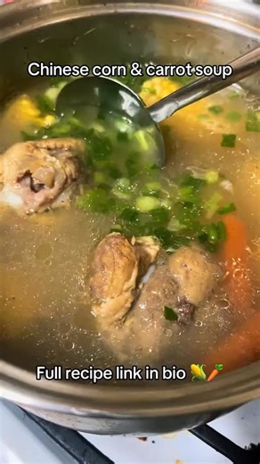 Chinese Corn & Carrot Pork Bone Soup 🌽🥕 The broth in this one is so good — naturally sweet from the corn and carrots, rich from the simmered pork bones, and just pure comfort in a bowl. ❤️ Comment RECIPE and I’ll send it to ya! 👉 Recipe link in bio! #ChineseSoup #AsianRecipes #HomeCooking #ComfortFood #SoupSeason #PorkBoneSoup #ChineseFood #SoupLovers #HealthyEating #HomemadeSoup #AsianCuisine #OhSnapLetsEat | Tina Tsai - Oh Snap Let's Eat