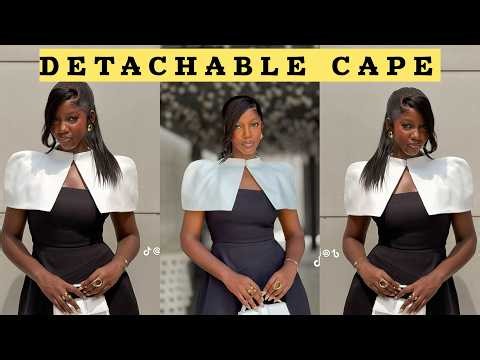 How to Cut and Sew a Detachable Cape (Beginners friendly Tutorial)