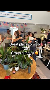 Great Place To Work #25 Group Cuddles 🥰 One of our team activities we offer every Tuesday after our weekly meeting is a group cuddle! Cuddling is such a calming activity. #iict #greatplacetowork #groupcuddles #teamcuddles | International Institute for Complementary Therapists (IICT)