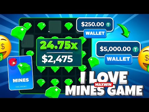 $250 To $5,000 Challenge In Mines Game On Stake | Chasing Maxwin On Mines | Low Balance Strategy