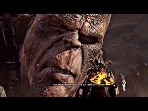 God of War 3 PS4 - Cronos Titan Boss Fight (1080p 60fps) Father of Zeus