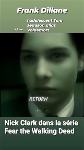 Frank Dillane l'adolescent Tom Jedusor, alias Voldemort #harrypotter #thewalkingdead #2026