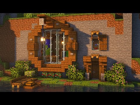 Riverside Mountain Base for Survival Minecraft [Tutorial]