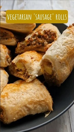 THE BEST Vegetarian 'Sausage' Rolls Recipe - Easy and DELICIOUS