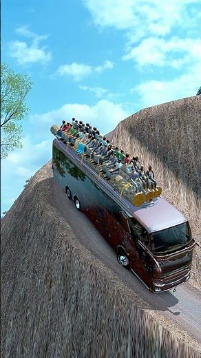 Edge of Disaster: Truck vs. Car on a Perilous Mountain Curve | Euro Truck Simulator 2