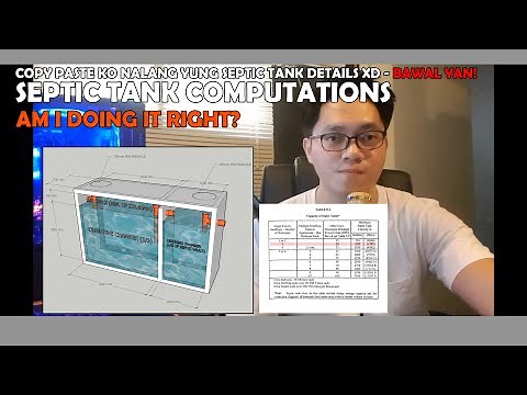 How to DESIGN and COMPUTE a SEPTIC TANK | Revised National Plumbing Code PH |Quick Tips