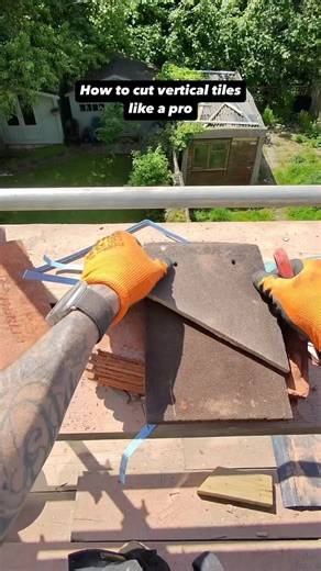 134K views · 989 reactions | How to cut vertical tiles like a pro #howto #hacks #hack #roof #building #tips #rooftop #building #builder #pro | Madden Builders | Facebook