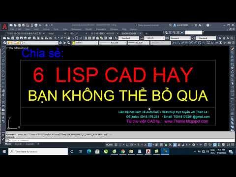 6 Lisp AutoCAD sau đây hỗ trợ đắc lực trong quá trình vẽ AutoCAD - Than Le