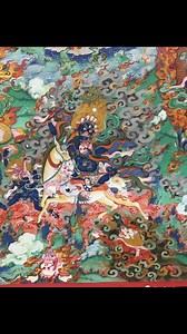 30K views · 2.2K reactions | Palden Lhamo, also known as Shri Devi, is a wrathful female protector deity in Tibetan Buddhism, particularly revered within the Gelug school. She is considered a dharmapala, a protector of the Dharma, and is the only female among the eight main guardians of the Buddhist teachings. Palden Lhamo is also the principal protector of Tibet, Lhasa, and the Dalai and Panchen Lamas. #thangka #buddhism #artist #art #drawings #artists | Thangka Rimo | Facebook
