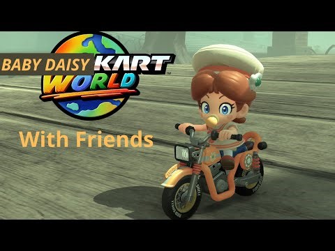 Baby Daisy Kart World with friends - Mario Kart World Live (Stream crashed)
