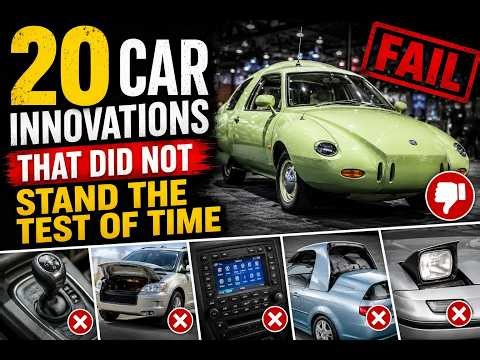 These 20 Car Innovations FAILED the Test of Time!