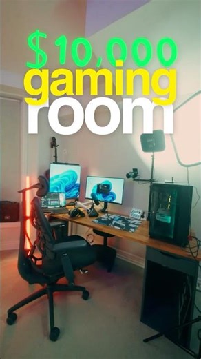 How I BUILT my $10,000 Gaming Setup for FREE 😱