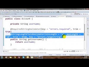 Validation in Struts 2 Framework