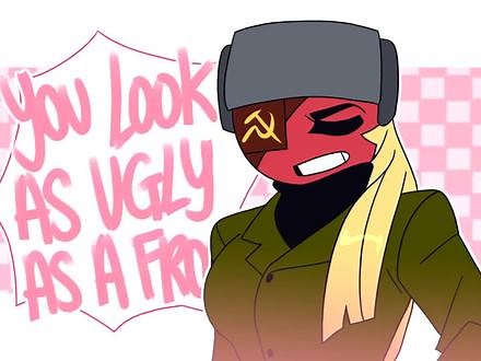 Countryhumans（国家人）女版美苏#countryhumans #ch,国家拟人女版- 抖音