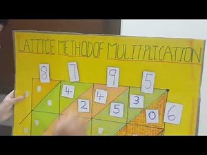 Lattice Method of Multiplication model school project