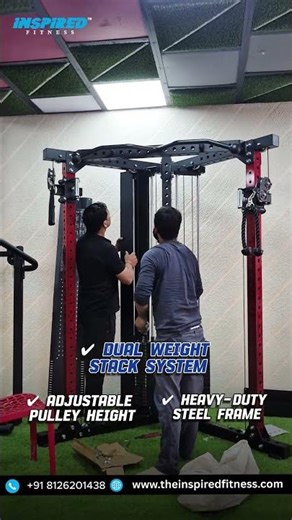 Heavy Duty Steel Frame Built to Last Decades #qualityequipment #gym #fitness