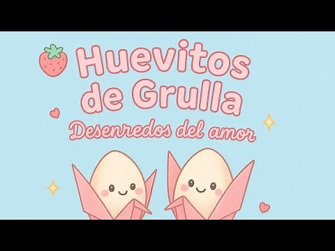 Cómo hacer Huevos de Grulla de Origami 🐦 | Inspirados en Desenredos de Amor (Netflix)