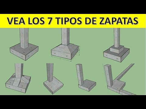 7 TIPOS DE ZAPATAS AISLADAS | Cimentaciones Superficiales