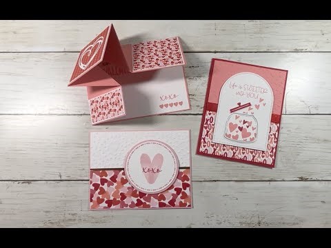 Use what you have; buy what you need. Stampin' Up Valentine's Cards Part 1