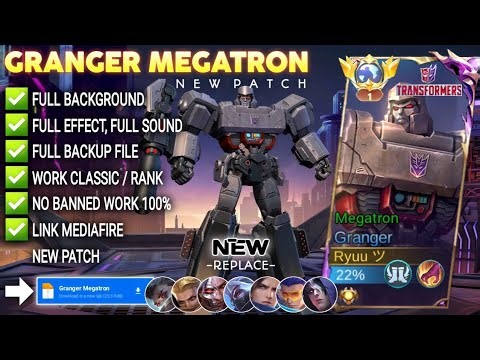 Script Skin Granger Transformers - Megatron No Password | Full Effect & Voice | New Update