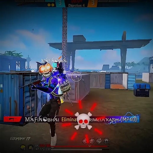 free fire 1vs4 #freefire