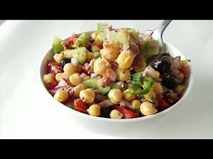 CHICKPEA TUNA SALAD Easy Healthy Salad Recipe