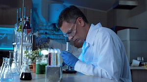 Free Stock Video Scientist Working With A Microscope In The Lab Live Wallpaper