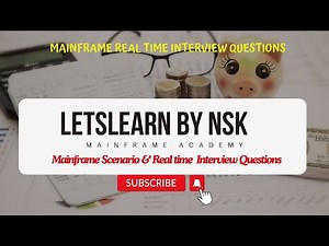 Mainframe Real Time & Scenario Interview Questions.